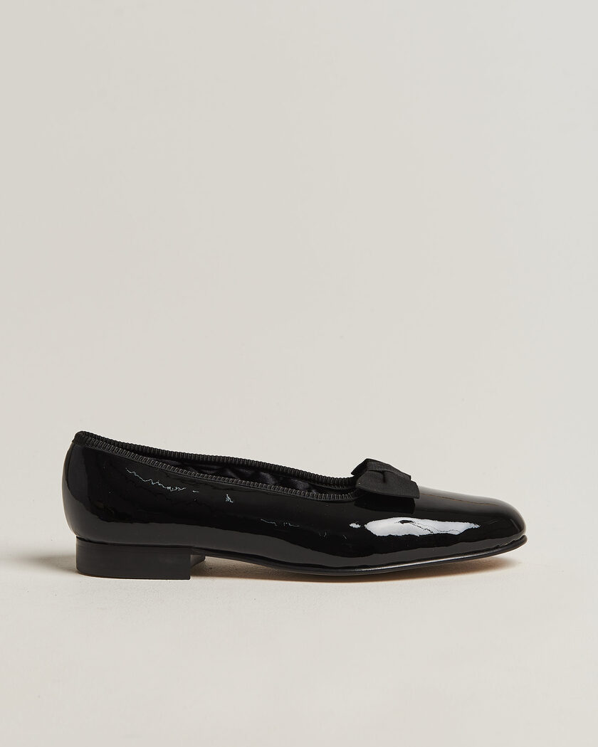 Bowhill & Elliott Patent Opera Pump Black – Musta