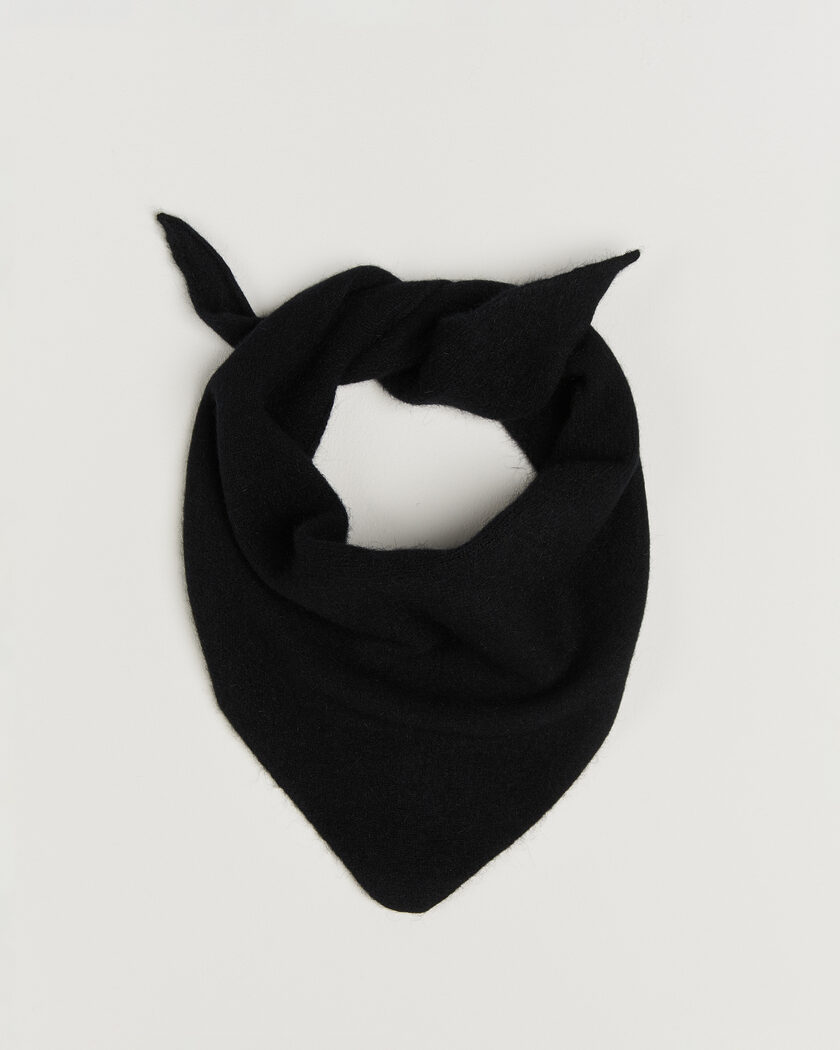 Le Bonnet Lambswool/Caregora Bandana Onyx – Musta