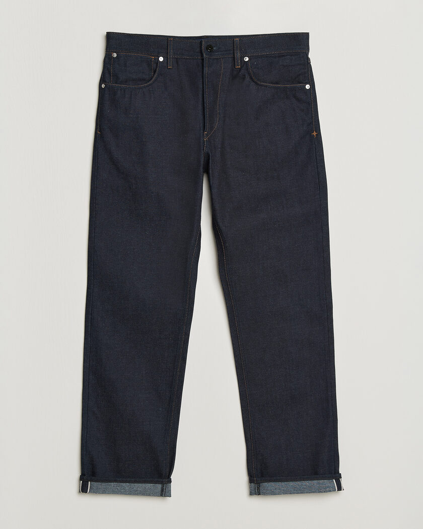 Stone Island Regular Straight Fit Selvedge Jeans Blue Raw – Sininen