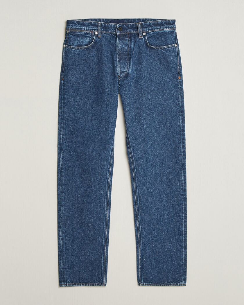 Stone Island Regular Straight Fit Indigo Jeans Blue Medium Wash – Sininen