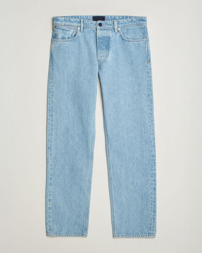 Stone Island Regular Straight Fit Indigo Jeans Blue Light Wash – Sininen