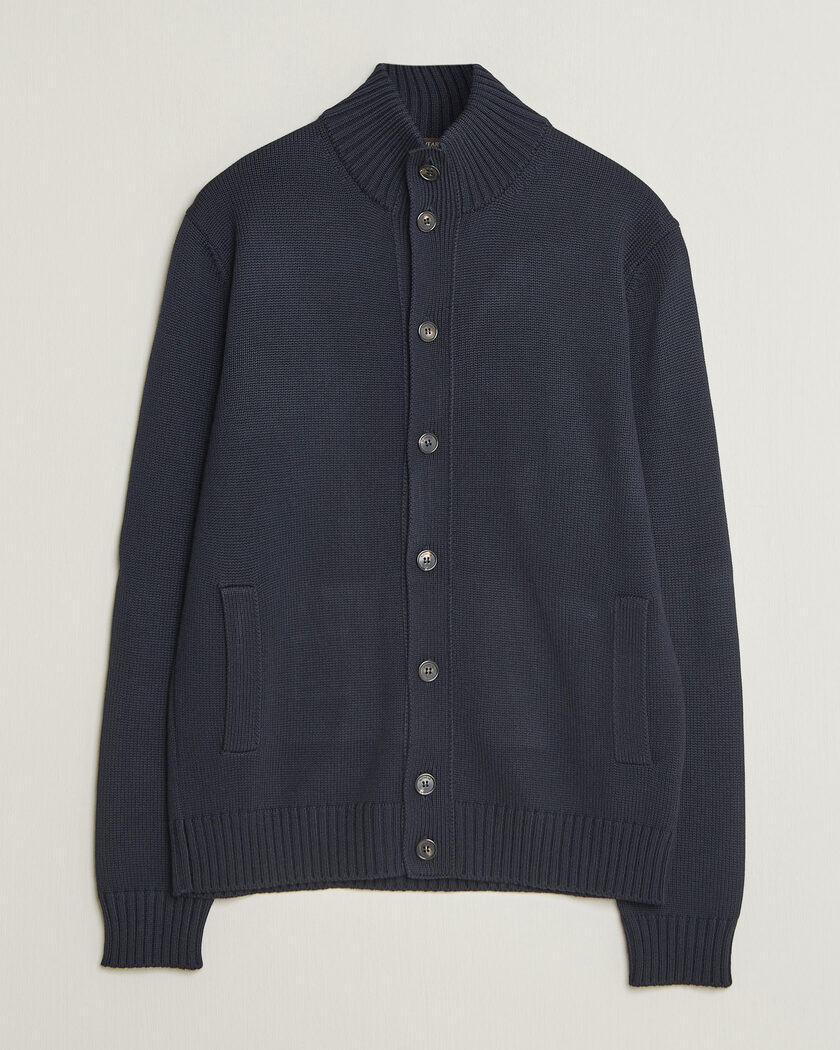 Zanone Virgin Merino Wool Chioto Navy – Sininen