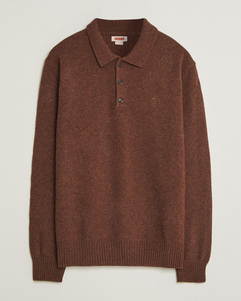 Baracuta Shetland Polo Slate Black – Ruskea