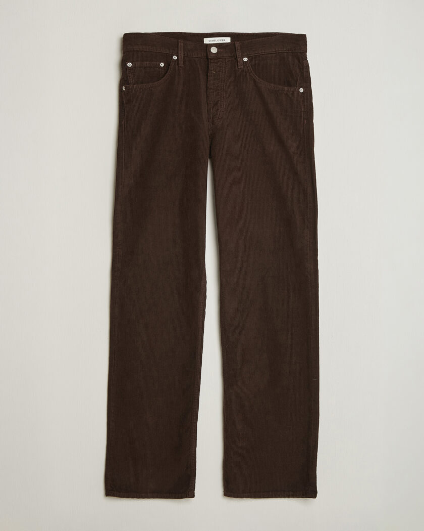 Sunflower Loose Corduroy Pants Brown – Ruskea
