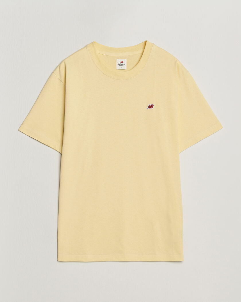 New Balance Made In US & UK New Balance Made in Made In USA Core T-Shirt Alabaster – Keltainen