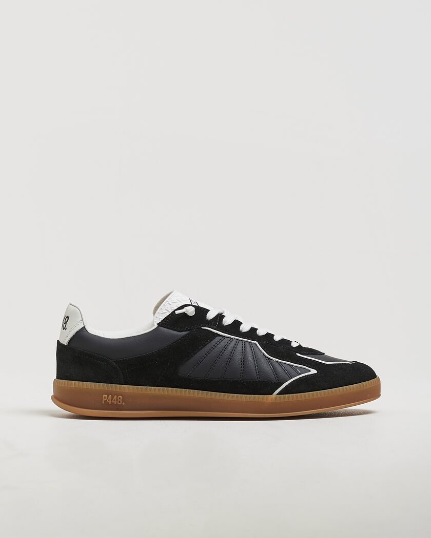 P448 Marte Leather/Suede Sneaker Black – Musta
