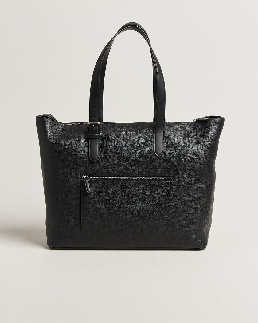 Smythson Ludlow Travel Tote Black – Musta
