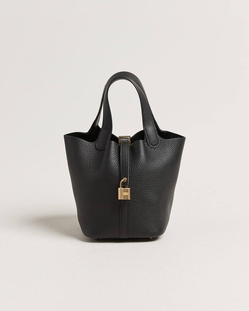 Hermès Pre-Owned Picotin Lock 18 Black – Musta