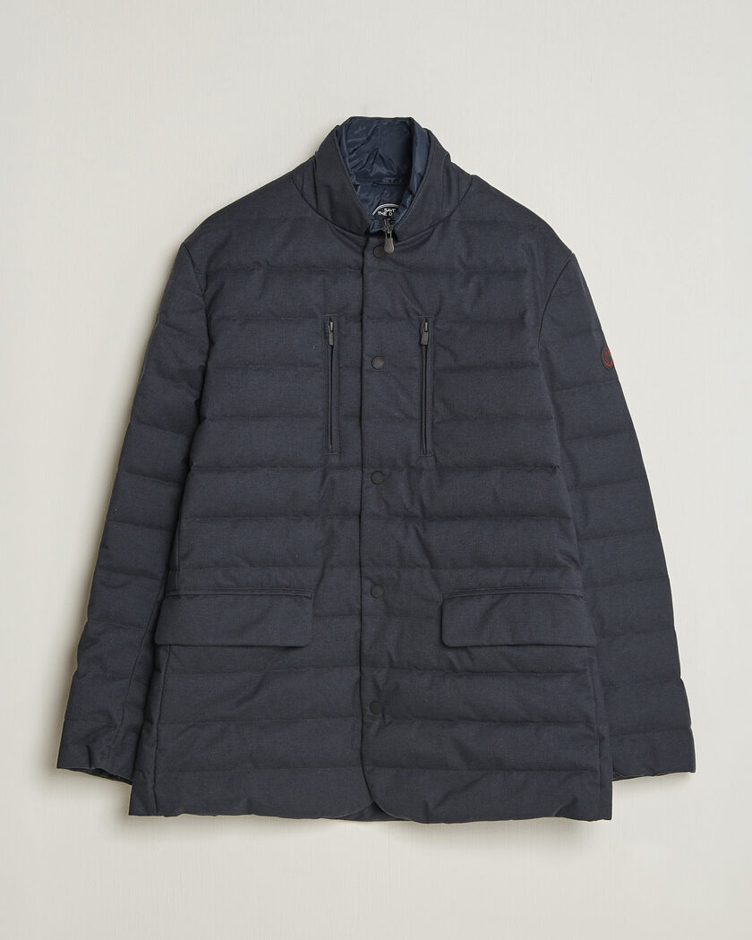 Save The Duck Felipe Padded Flannel Jacket Navy Blue – Sininen