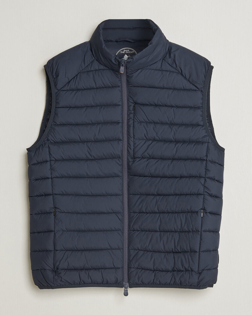 Save The Duck Rhus Matt Lightweight Vest Blue Black – Musta