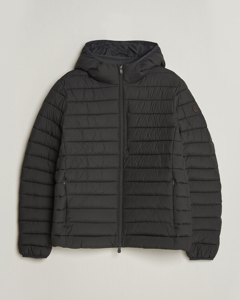Save The Duck Juncus Matt Lightweight Hood Jacket Black – Musta