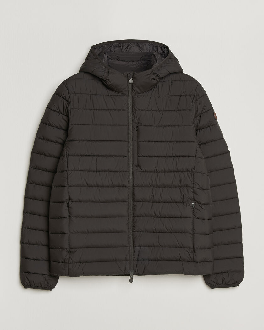 Save The Duck Juncus Matt Lightweight Hood Jacket Brown Black – Ruskea