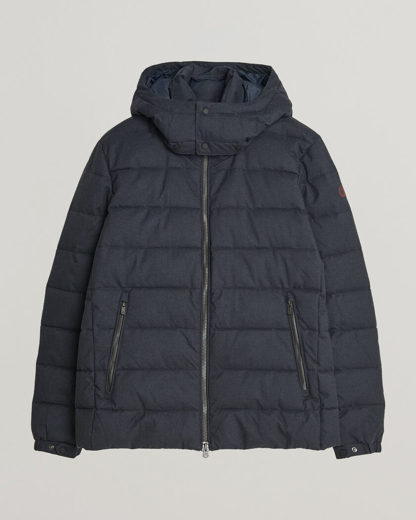 Save The Duck Constantin Padded Flannel Jacket Navy Blue Melange – Sininen