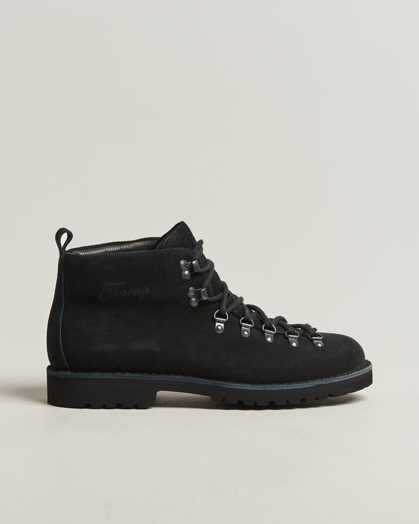 Fracap M120 Suede Boot Black – Musta