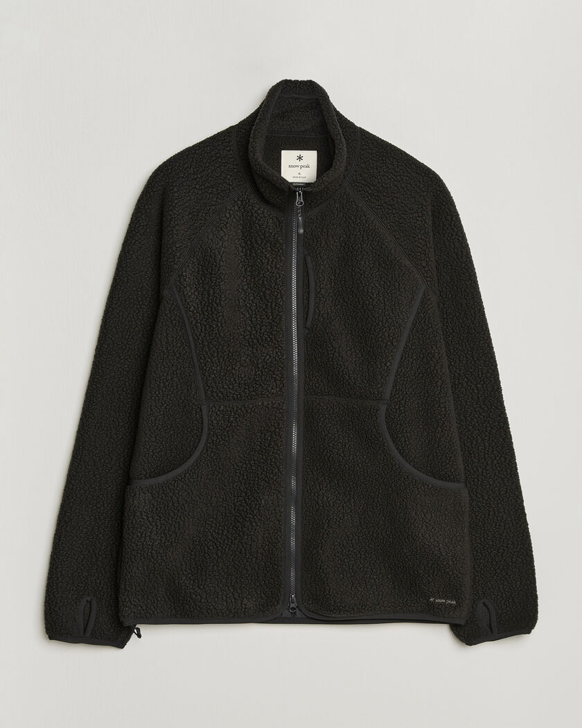 Snow Peak Thermal Boa Fleece Jacket Black – Musta
