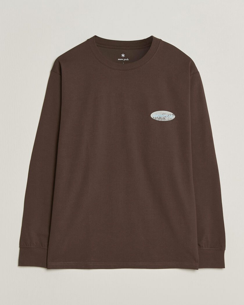Snow Peak Campscape L/S T-Shirt Brown – Ruskea