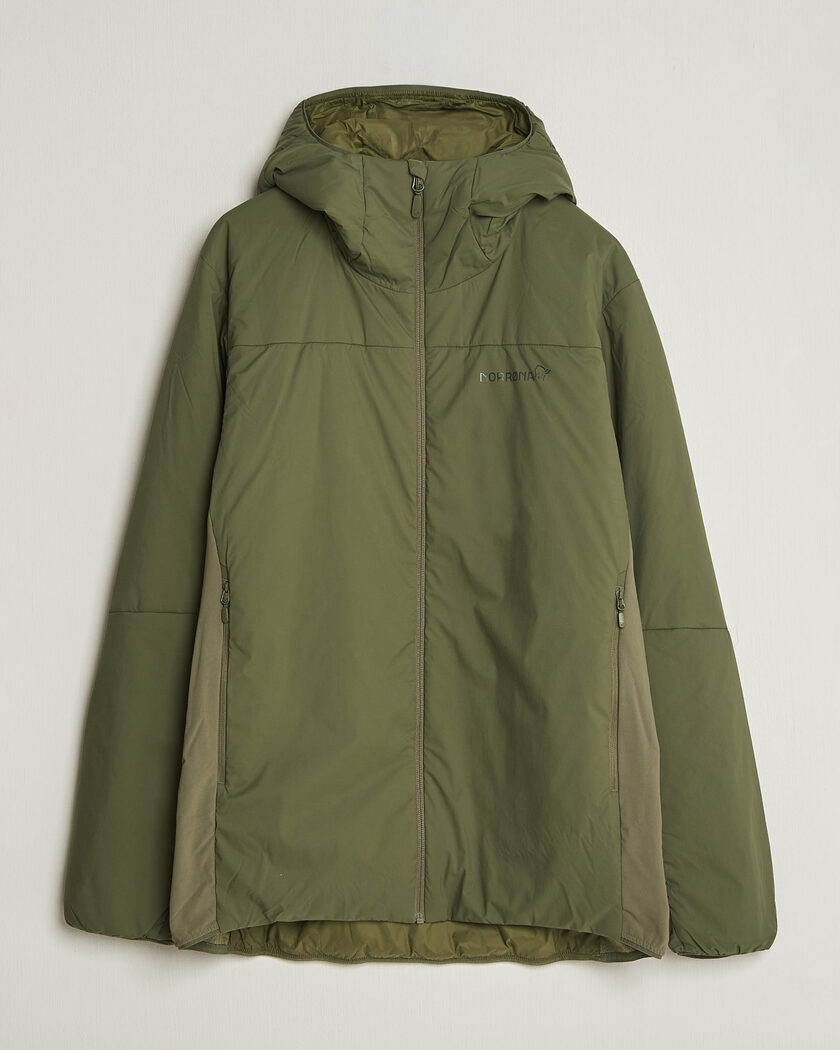 Norrøna Femund Thermo Zip Hood Olive Night – Vihreä