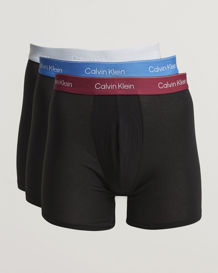 Calvin Klein 3-Pack Icon Cotton Stretch Boxer Brief Black – Musta