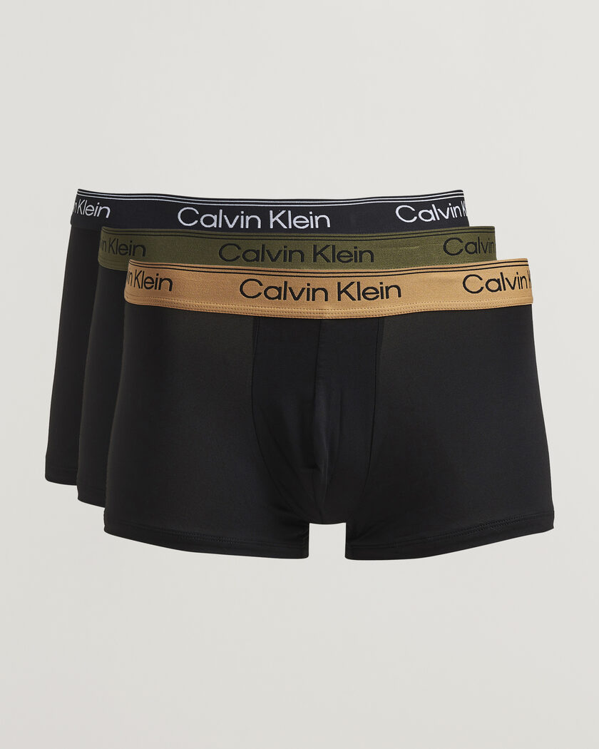Calvin Klein 3-Pack Micro Stretch Trunk Black – Musta