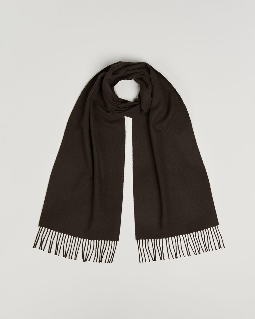 Gant Wool Scarf Shadow Brown – Ruskea