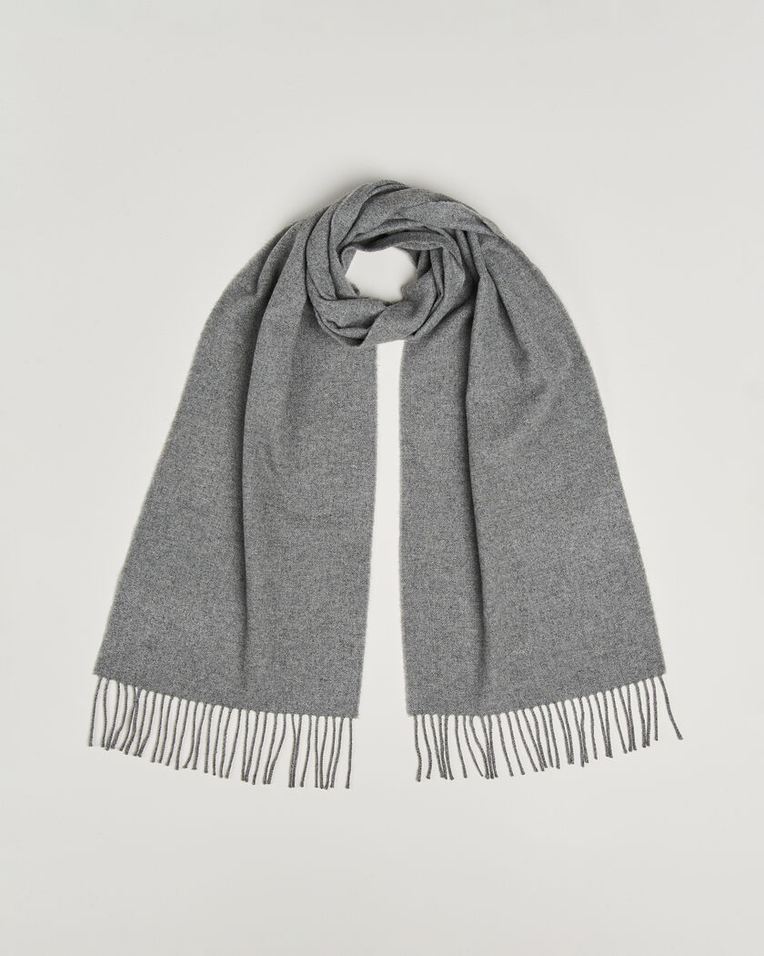Gant Wool Scarf Mid Grey – Harmaa