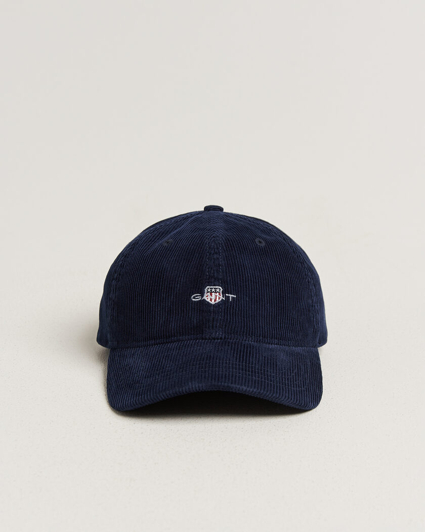 Gant Corduroy Cap Marine – Sininen