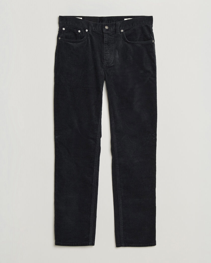 Gant Regular Fit Corduroy 5-Pocket Pants Black – Musta