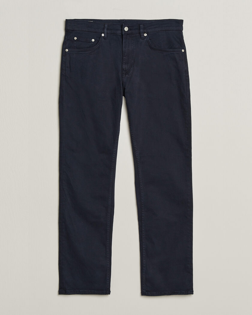 Gant Regular Fit Moleskin 5-Pocket Pants Evening Blue – Sininen