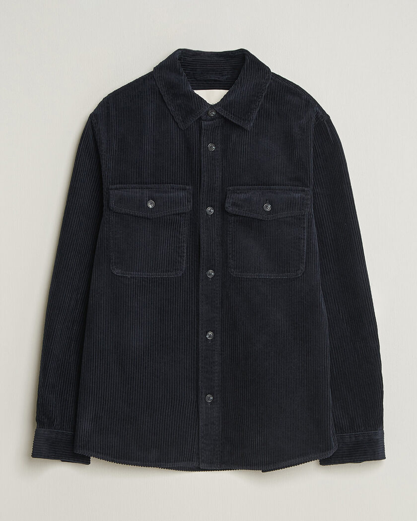 Gant Regular Fit Corduroy Overshirt Evening Blue – Sininen