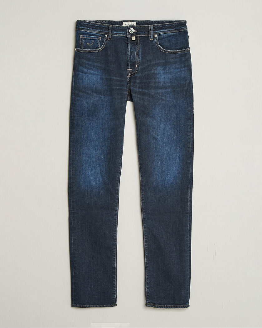 Jacob Cohën Bard Slim Fit Apres Ski Patch Stretch Jeans Blue – Sininen