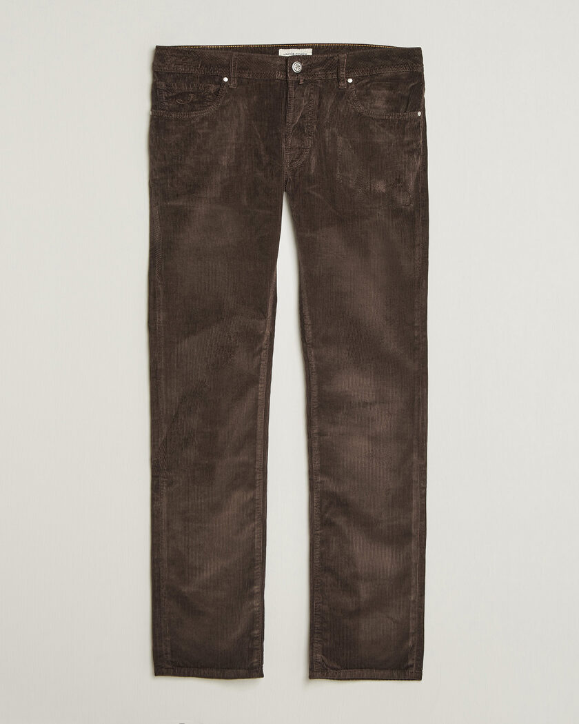 Jacob Cohën Bard 5-Pocket Medium Corduroy Trousers Brown – Ruskea