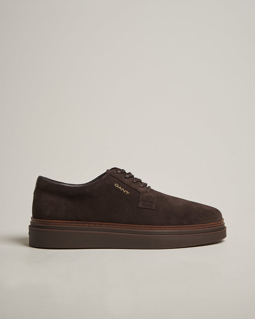 Gant Kinzoon Suede Derby Sneaker Espresso Brown – Ruskea