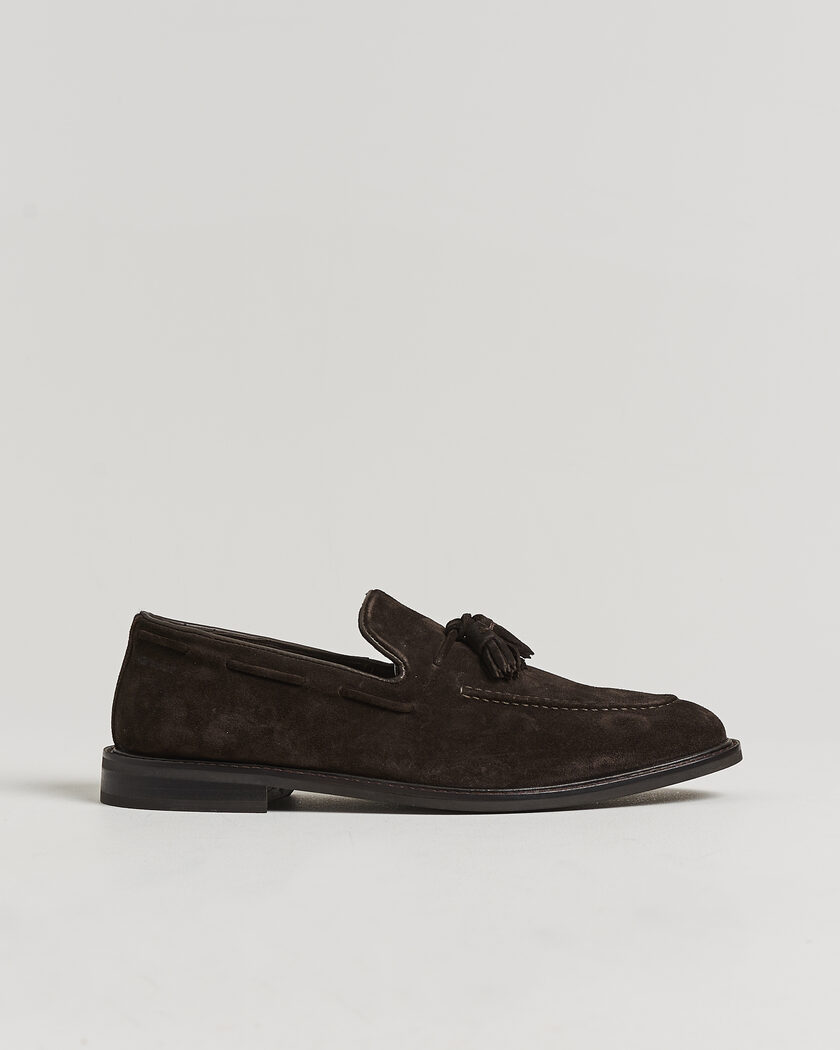 Gant Lozham Suede Tassle Loafer Dark Brown – Ruskea