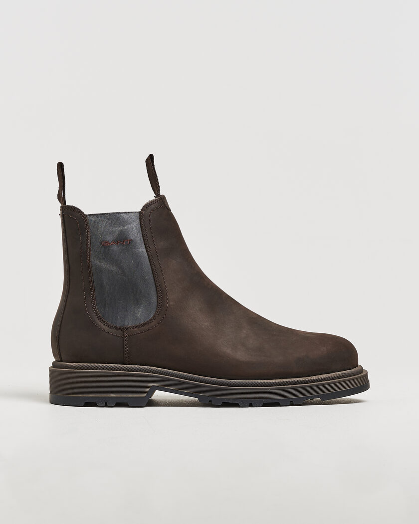 Gant Blisdor Nubuck Chelsea Boot Dark Brown – Ruskea