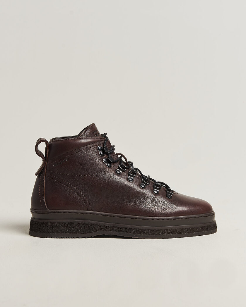 Gant Blistown Shearling Leather Boot Dark Brown – Ruskea