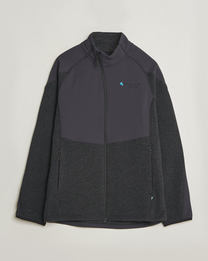 Klättermusen Balderus Wool Fleece Hood Jacket Black – Musta