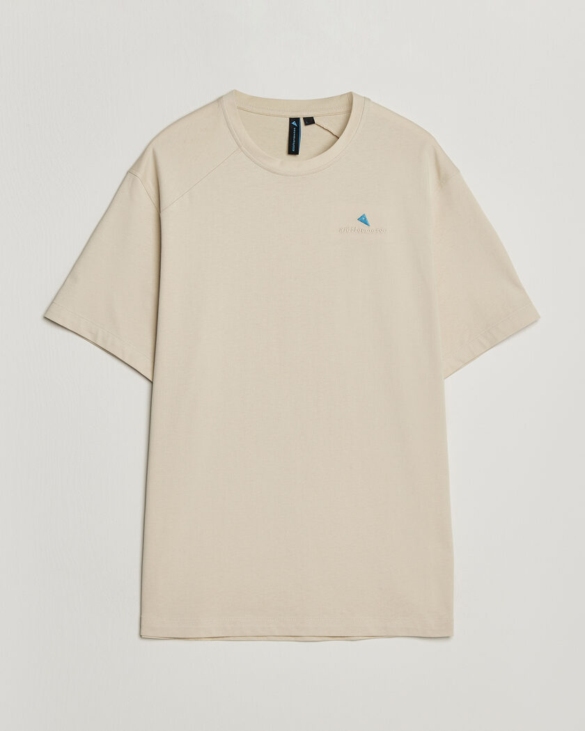 Klättermusen Root Logo T-Shirt Clay – Valkoinen