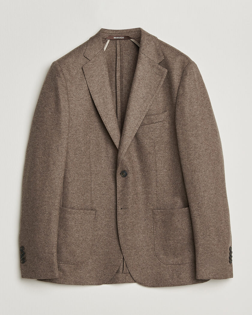Morris Wool Jersey Blazer Brown – Ruskea