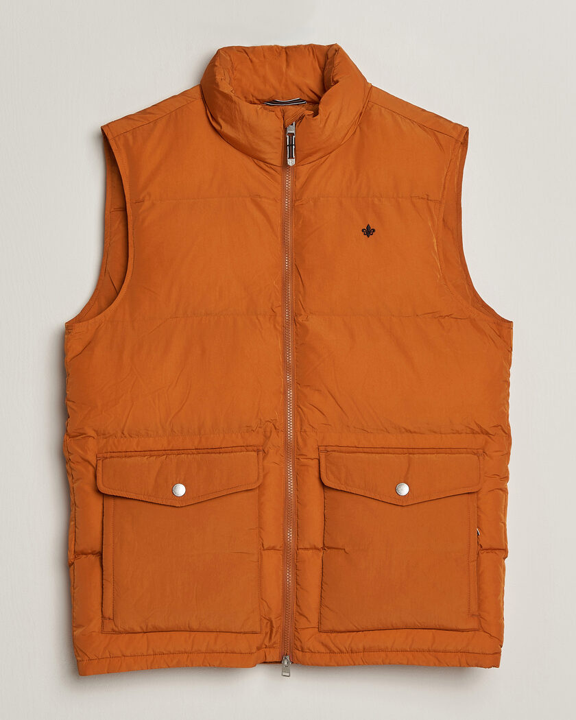 Morris Lennox Puffer Vest Orange – Oranssi