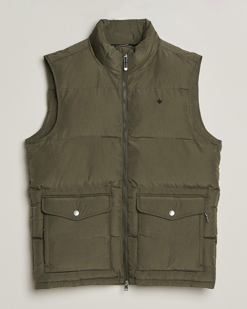 Morris Lennox Puffer Vest Olive – Vihreä