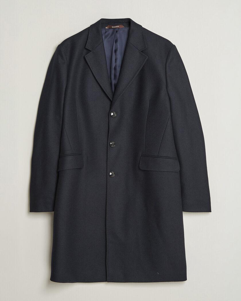 Morris Ben Wool Coat Navy – Sininen