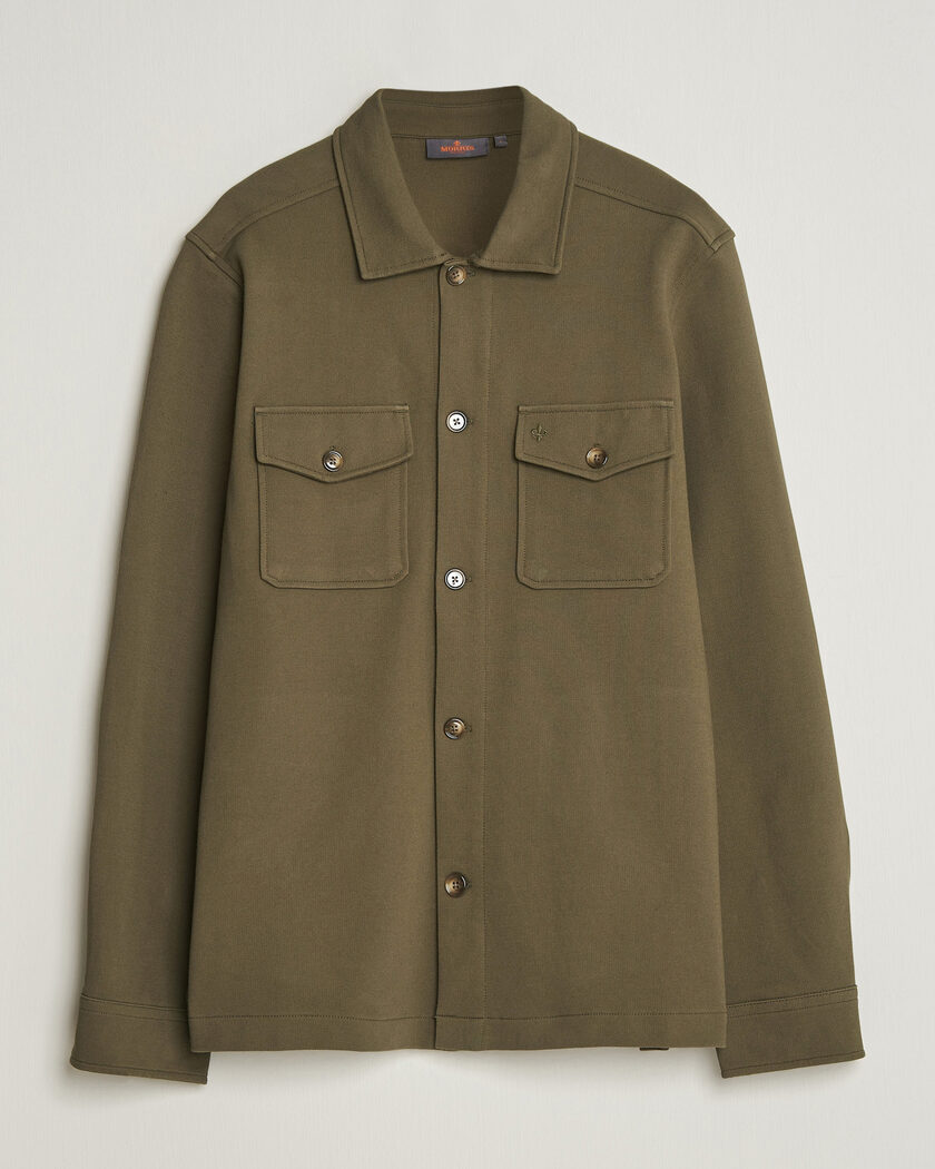 Morris Andrew Jersey Overshirt Olive – Vihreä