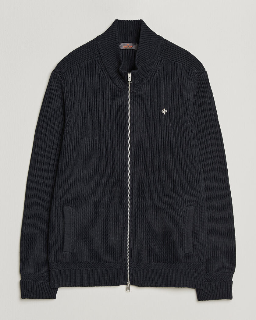 Morris Duncan Zip Cardigan Old Blue – Sininen