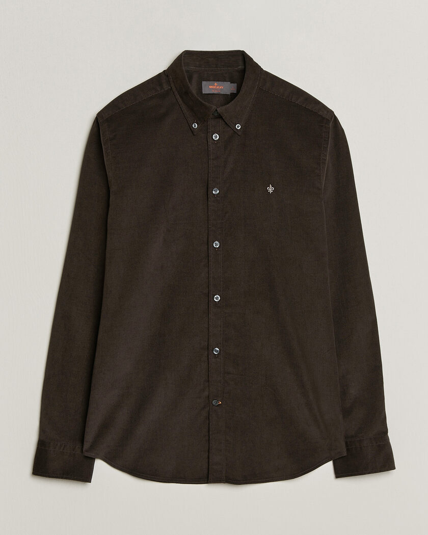 Morris Douglas Cord Shirt Brown – Ruskea