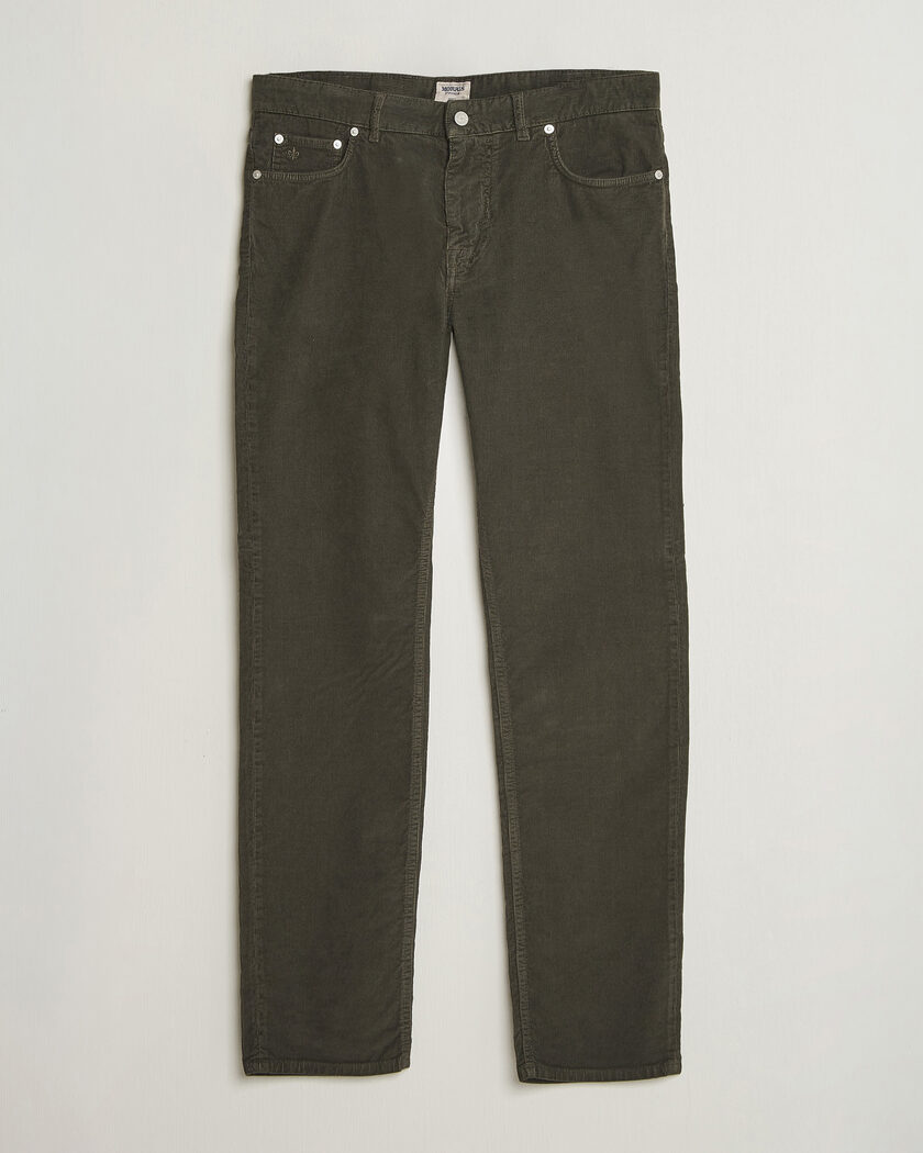 Morris James Cord 5-Pocket Pants Olive – Vihreä