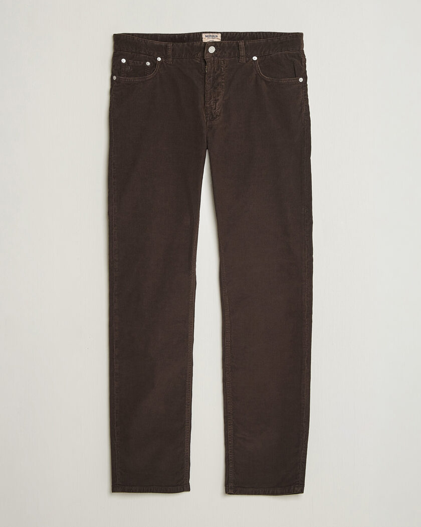 Morris James Cord 5-Pocket Pants Brown – Ruskea