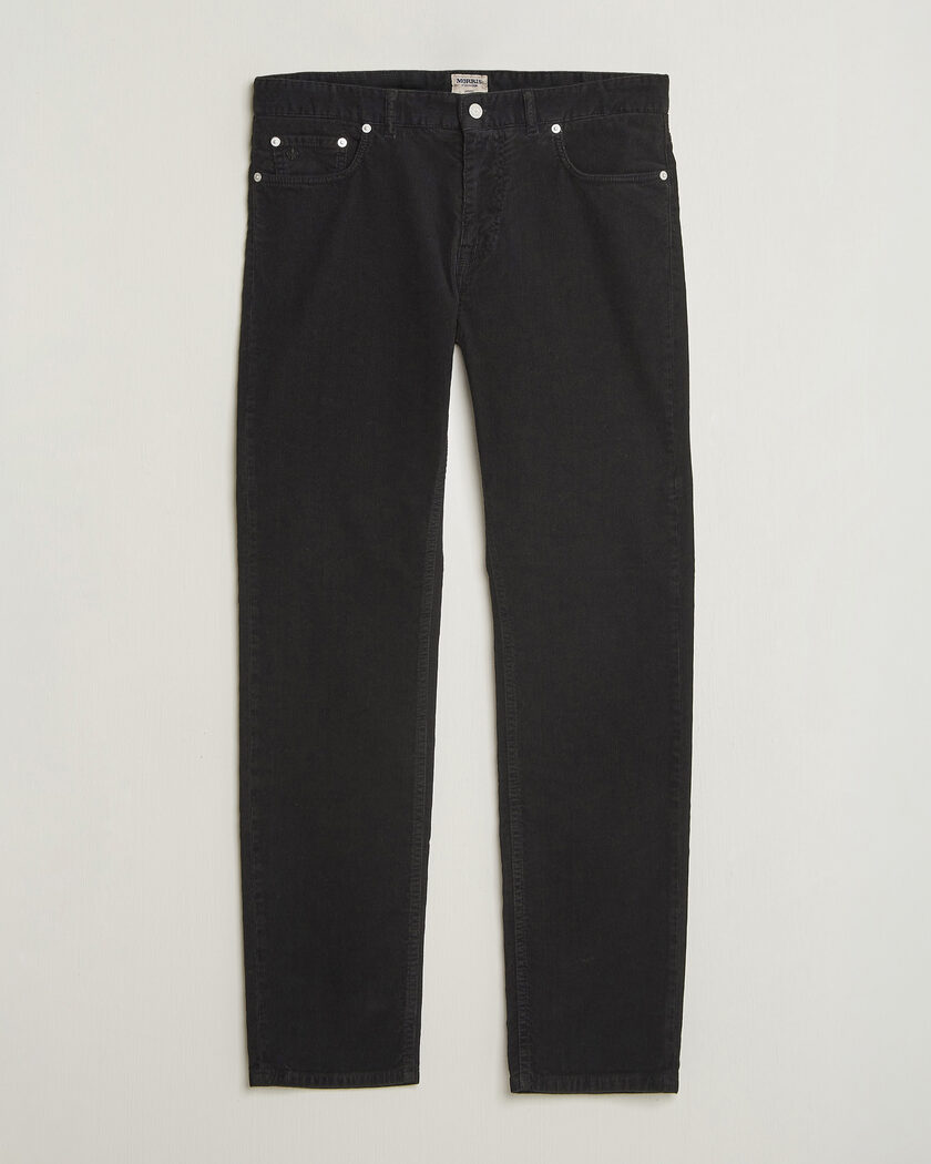 Morris James Cord 5-Pocket Pants Black – Musta