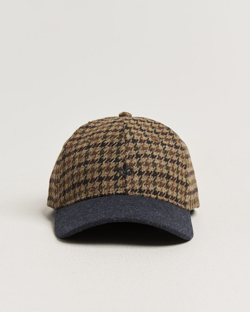 Morris Digby Check Cap Brown – Ruskea