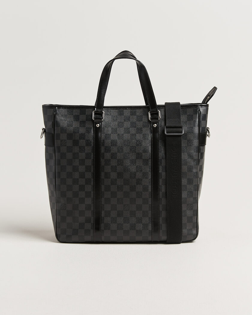 Louis Vuitton Pre-Owned Tadao Tote Bag Damier Graphite – Harmaa