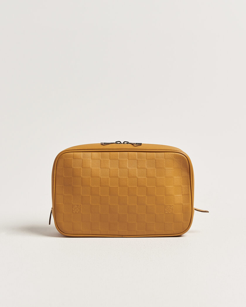 Louis Vuitton Pre-Owned Toiletry Bag Damier Infini Yellow – Keltainen